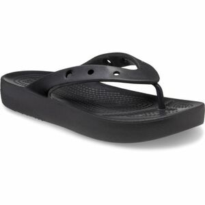 Női papucsok (strandcipők) CROCS Classic Platform Flip W black kép