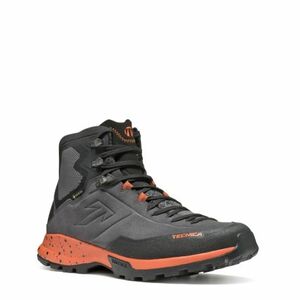 Férfi bokáig érő túracipő teljes bőrből TECNICA Forge Hike MID GTX Ms, dark grey icon orange kép