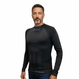 Férfi hosszú ujjú thermo póló BLIZZARD Essential mens long sleeve, anthracite kép