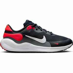 Fiú sportcipők (edzőcipők) NIKE Revolution 7 dark obsidian bright crimson black white kép