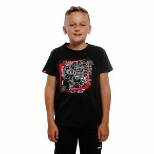 Fiú póló rövid ujjú AUTHORITY T-DOODLE B black kép