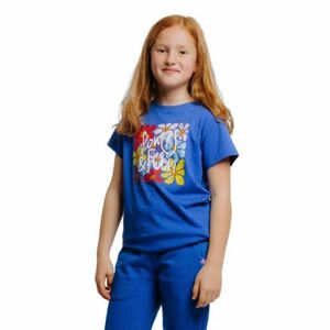 Lány póló rövid ujjú AUTHORITY T-FLWR G blue kép