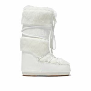 Magas téli cipők MOON BOOT MB ICON FAUX, A002 OPTICAL WHITE kép
