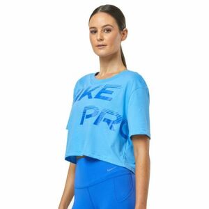 Női rövid ujjú edzőpóló NIKE PRO W GRX SS-FQ4985-412-UNIVERSITY BLUE kép