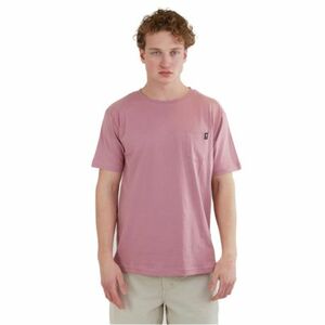 Férfi rövid ujjú póló FUNDANGO Talmer Pocket T-shirt-345-raspberry kép