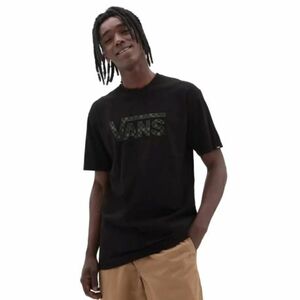 Férfi rövid ujjú póló VANS CHECKERED -B BLACK-VN0A7UCP CAMO kép