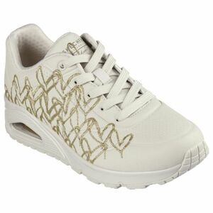 Női szabadidőcipők SKECHERS Uno Golden Heart W natural gold kép