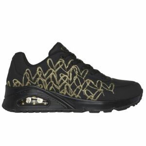 Női szabadidőcipők SKECHERS Uno Golden Heart black gold kép