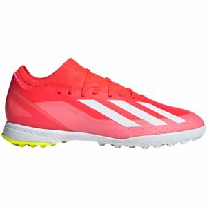 Férfi focicipők turf ADIDAS X Crazyfast League M TF solar red cloud white solar yellow kép