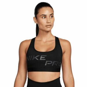 Női edzősport melltartó NIKE PRO W DF SWSH LGT SPT GRX BRA-FN2749-010-black kép