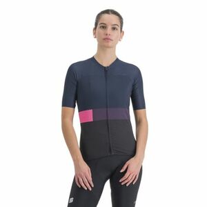 Női rövid ujjú kerékpáros mez SPORTFUL Snap w jrs, black galaxy blue kép
