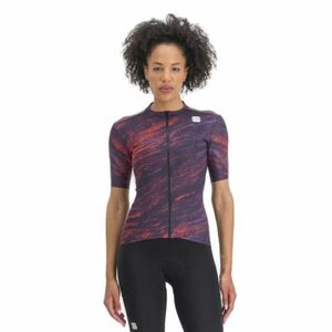 Női rövid ujjú kerékpáros mez SPORTFUL Cliff supergiara w jersey, nightshade kép