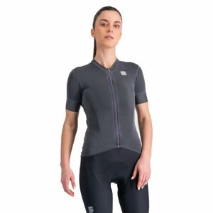Női rövid ujjú kerékpáros mez SPORTFUL Monocrom w jersey, anthracite kép
