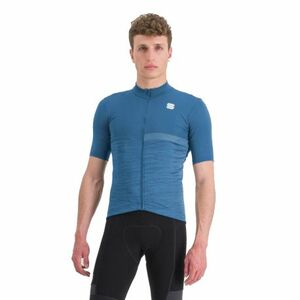 Férfi rövidujjú kerékpáros mez SPORTFUL Giara jersey, berry blue kép