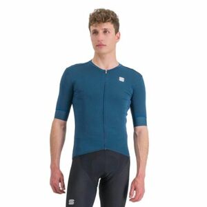 Férfi rövidujjú kerékpáros mez SPORTFUL Monocrom jersey, blue sea kép