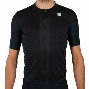 Férfi rövidujjú kerékpáros mez SPORTFUL Strike short sleeve jersey, black white kép