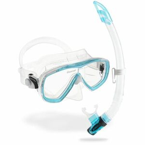 Búvár sznorkel szett CRESSI ESTRELLA + GAMMA COMBO CLEAR AQUAMARINE kép