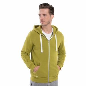 Férfi bélelt zipzáras pulóver VOLCANO B-STAR-301M-LIME MEL kép