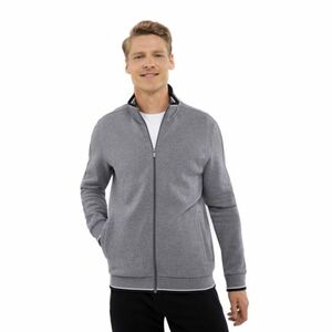 Férfi bélelt zipzáras pulóver VOLCANO B-WIND-702M-GREY MEL kép