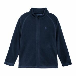 Gyerek kapucnis pulóver cipzárral COLOR KIDS Fleece Jacket, Full Zip-870-Total Eclipse kép