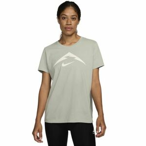 Női rövid ujjú túrázó póló NIKE W NK DF TRAIL TEE-370 JADE HORIZON kép