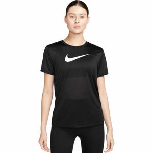 Női rövid ujjú edzőpóló NIKE W NK DF TEE RLGND HBR-011 BLACK kép