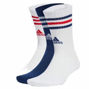 Zoknik ADIDAS 3 PACK-SPW CRW-WHITE NAVBLU WHITE B kép