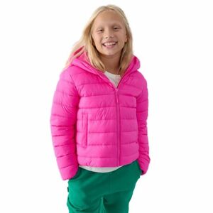 Lánykabát 4F JUNIOR DOWN JACKET-JWAW24TDJAF449-55S-HOT PINK kép
