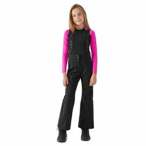 Lány síelés Softshell nadrág 4F JUNIOR TROUSERS FNK-JWAW24TFTRF661-20S-DEEP BLACK kép