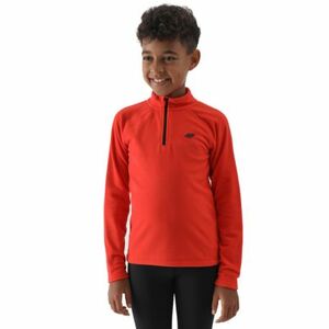 Fiú síelés polár pulóver 4F JUNIOR FLEECE UNDERWEAR-JWAW24UFLEM050-62S-RED kép