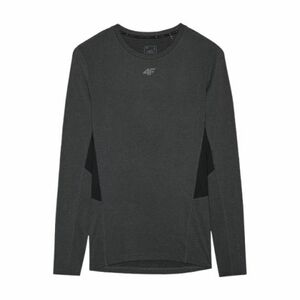 Női hosszú ujjú edzőpóló 4F LONGSLEEVE FNK-WAW24TFLOF276-20S-DEEP BLACK kép