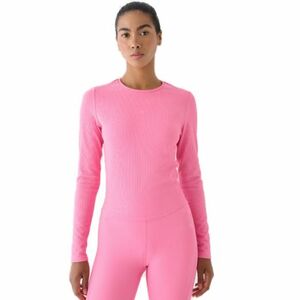 Női hosszú ujjú edzőpóló 4F LONGSLEEVE FNK-WAW24TFLOF250-54S-PINK kép