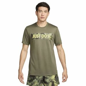 Férfi rövid ujjú edzőpóló NIKE DF TEE RLGD CAMO kép