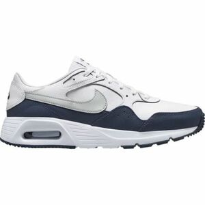 Férfi utcai cipő NIKE Air Max SC Leather white smoke grey midnight navy kép
