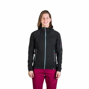 Női túrázó pulóver cipzárral NORTHFINDER DARLA-270blackblack kép