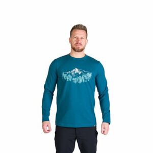 Férfi túrázó póló hosszú ujjú NORTHFINDER STEWART-526inkblue kép