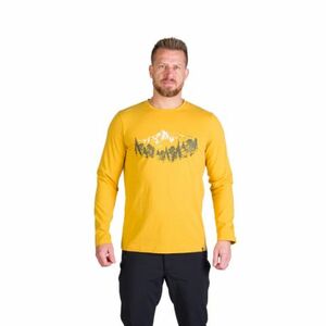 Férfi túrázó póló hosszú ujjú NORTHFINDER STEWART-314goldenyellow kép