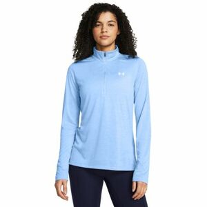 Női futó pulóver 1 2 cipzárral UNDER ARMOUR Tech 1 2 Zip- Twist-BLU kép