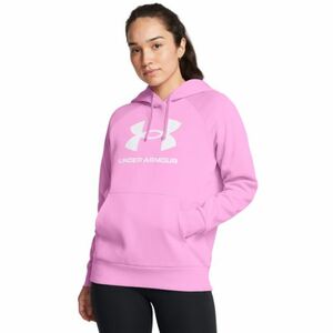Női melegített kapucnis pulóver UNDER ARMOUR UA Rival Fleece Big Logo Hdy-PNK kép