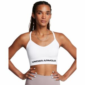 Női edzősport melltartó UNDER ARMOUR Vanish Seamless Low Bra-WHT kép