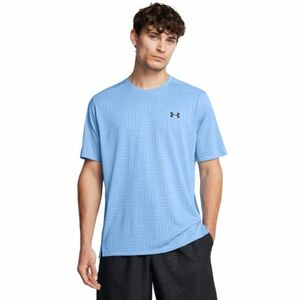 Férfi rövid ujjú edzőpóló UNDER ARMOUR UA Tech Vent Geotessa SS-BLU kép