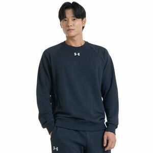 Férfi bélelt kapucnis pulóver UNDER ARMOUR UA Rival Fleece Crew-BLK I kép