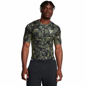 Férfi rövid ujjú kompressziós póló UNDER ARMOUR UA HG Armour Prtd SS-GRN kép