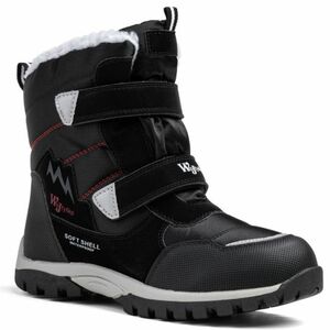 Fiú magas téli cipők WOJTYLKO Goveton black kép