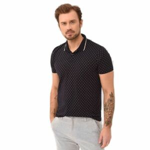 Férfi pólóing rövid ujjú VOLCANO CARO-600-NAVY kép