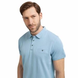 Férfi pólóing rövid ujjú VOLCANO NICK-601-BLUE kép