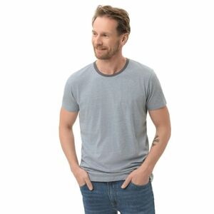 Férfi rövid ujjú póló VOLCANO CAS-602-BLUE LIGHT kép