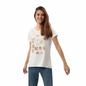 Női rövid ujjú póló VOLCANO NETTA-100-WHITE kép