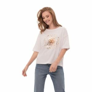 Női rövid ujjú póló VOLCANO SHELI-100-WHITE kép