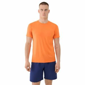 Férfi rövid ujjú edzőpóló 4F TSHIRT FNK M1343-70S-ORANGE kép
